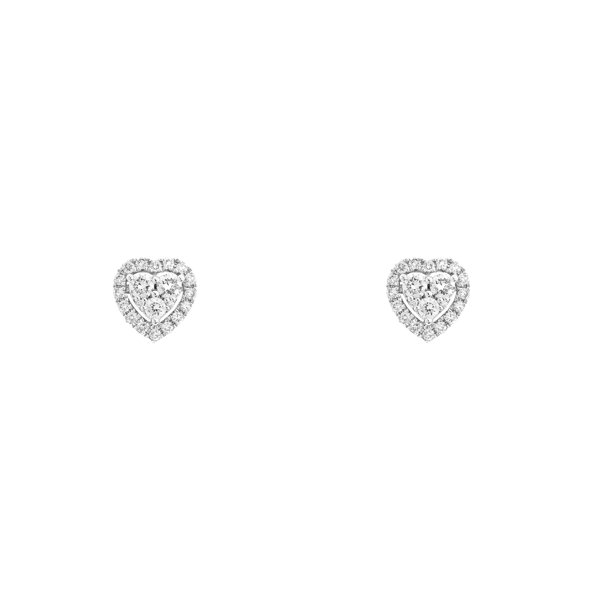 Heart Pavé Stud