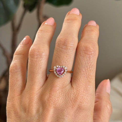 Blush Heart Ring