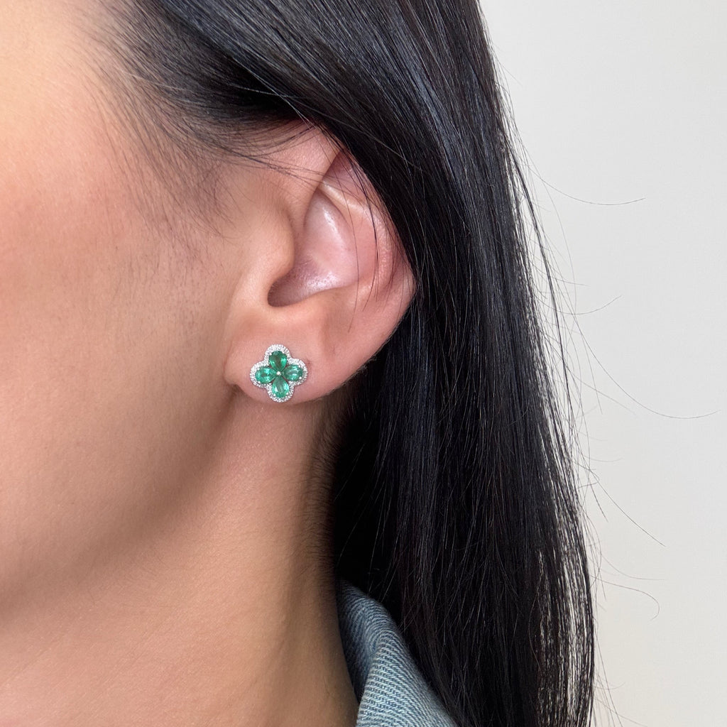 Brinco Emerald Clover Stud