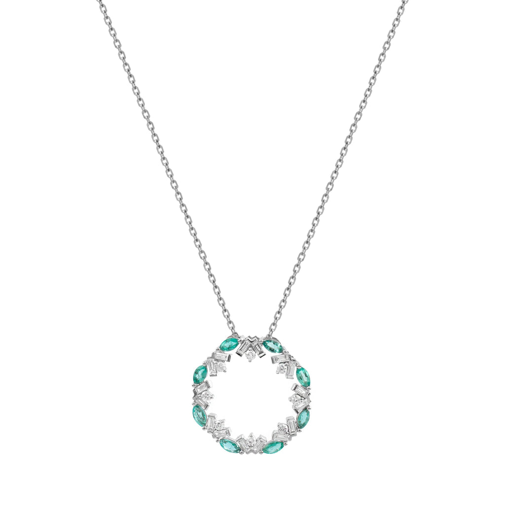 Colar Emerald Circle