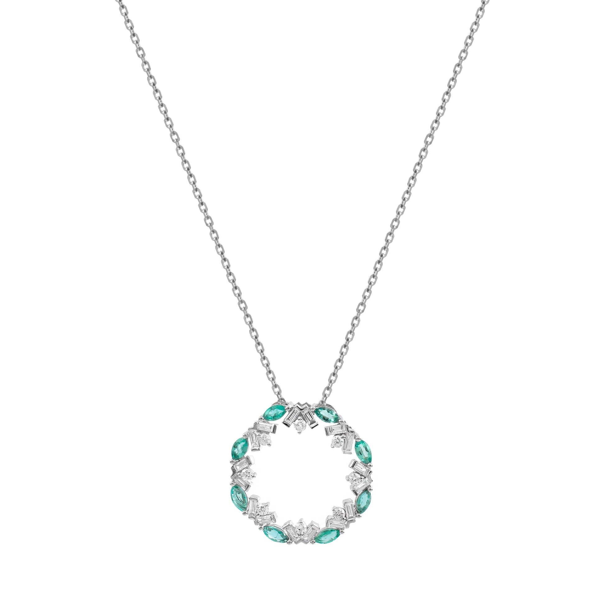 Colar Emerald Circle