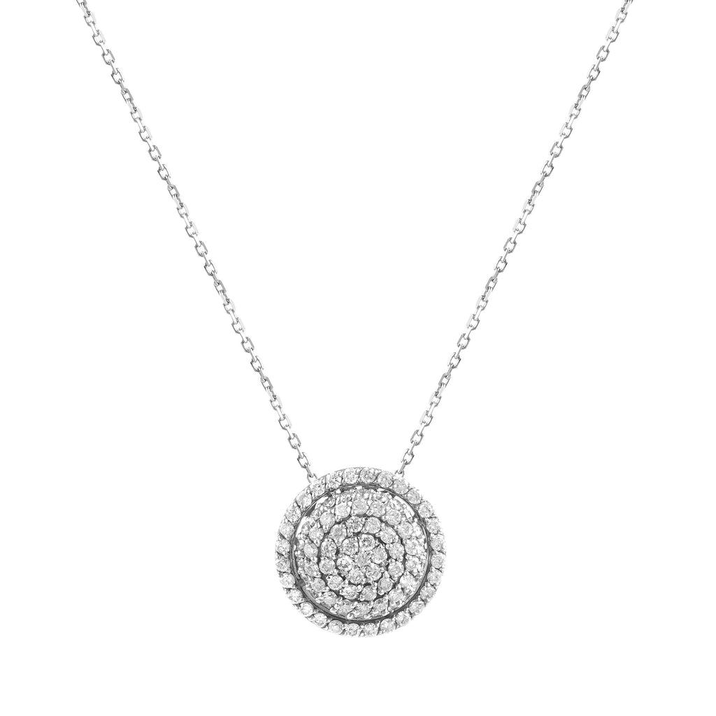 Colar diamantes pavê