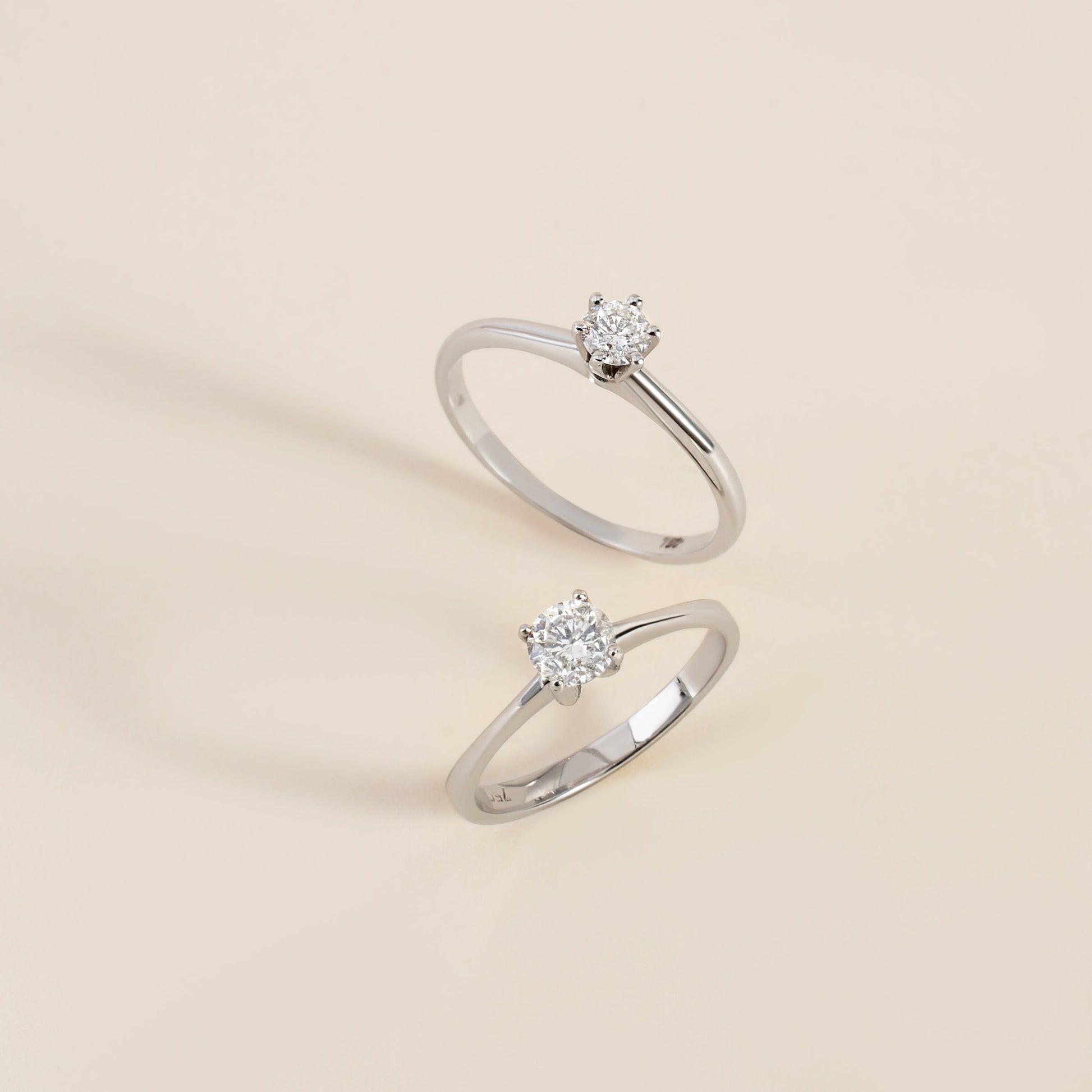 25-point Solitaire Ring